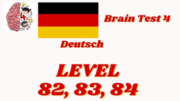 Brain Test 4 Level 82, 83, 84 Lösungen [Deutsch] ✅