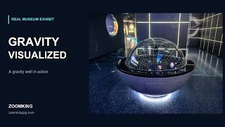 Gravity Visualized: A Gravity Well Exhibit in Action