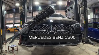 front strut shock absorber replacement ... mercedes benz C300 2015-2022 (torque specs)