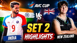 🔥 India 🇮🇳 vs New Zealand 🇳🇿 | Set 2 Highlights | Chirag Yadav vs Thomas Vesty | AVC Cup 2026