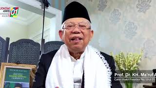 Video KH Maruf Amin Mengucapkan Selamat Natal
