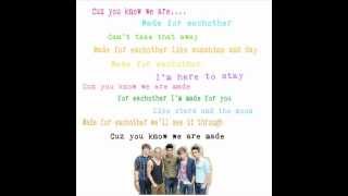 The Wanted- Made lyrics