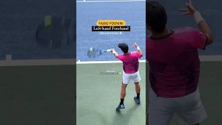 What if… Fabio Fognini was LEFTY  Mirrored forehand video! #Tennis #Fognini