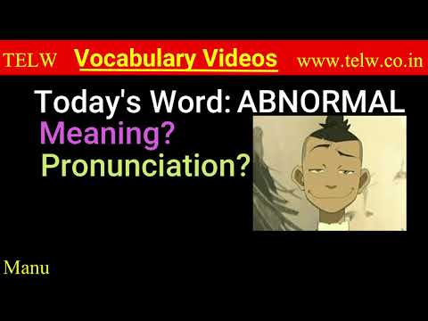 What is abnormal | What is an ABNORMAL FLAG | What are synonyms for abnormal | Learn English vocab