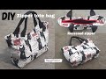 Zipper tote bag | How to make zipper tote bag | Tote bag with zipper