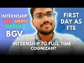 Cognizant Internship to FTE Journey | SL Engagement, BGV, and First Day Experience Explained