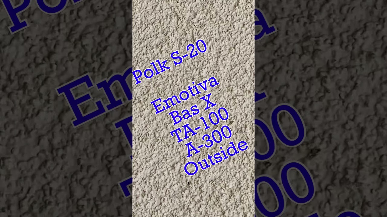 Emotiva BasX Polk S-20