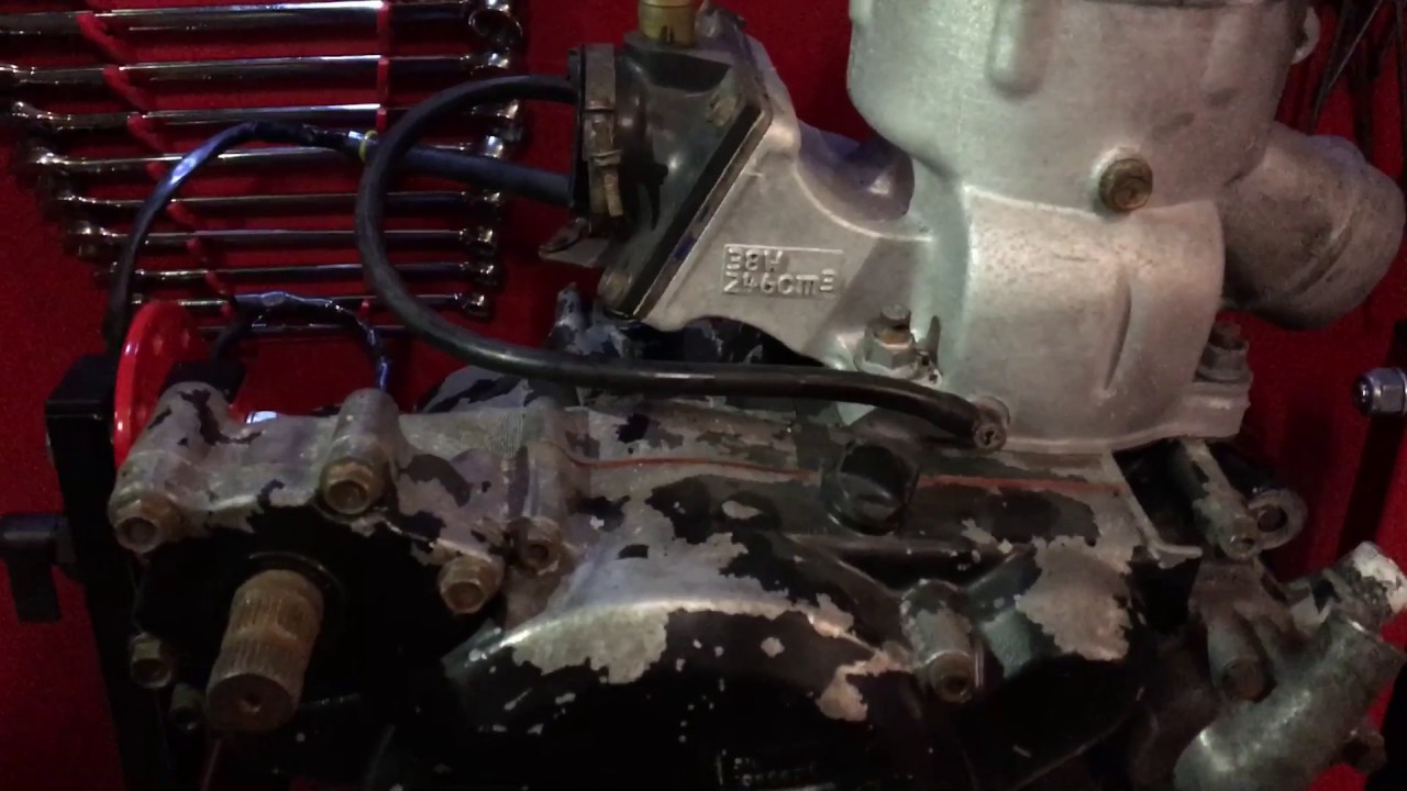 Yamaha tri z 250 1986 6 speed spare engine came with the trike YouTube