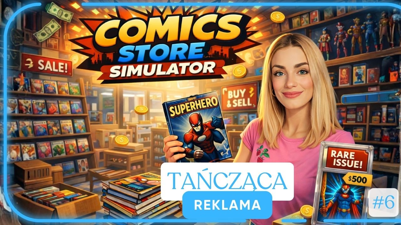 TAŃCZĄCA REKLAMA‼️📚 | Comics Store Simulator PL #6