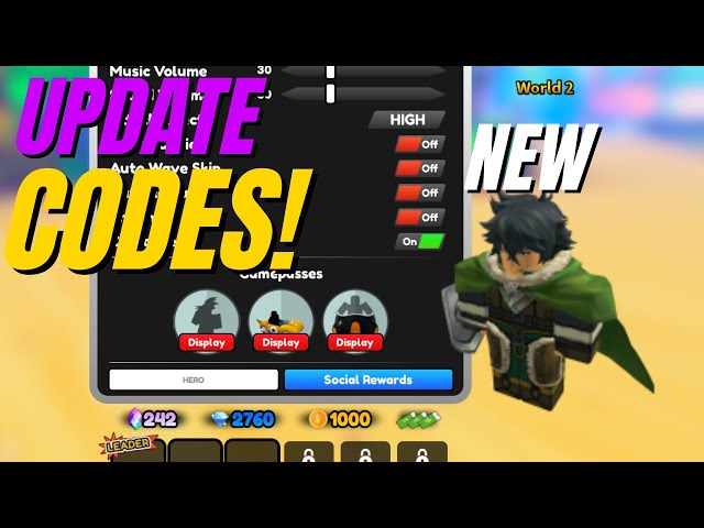 NEW ADDITIONAL CODES* [UPDATE + 4X] All Star Tower Defense ROBLOX