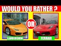 Would You Rather Car Edition | Car Brands Quiz