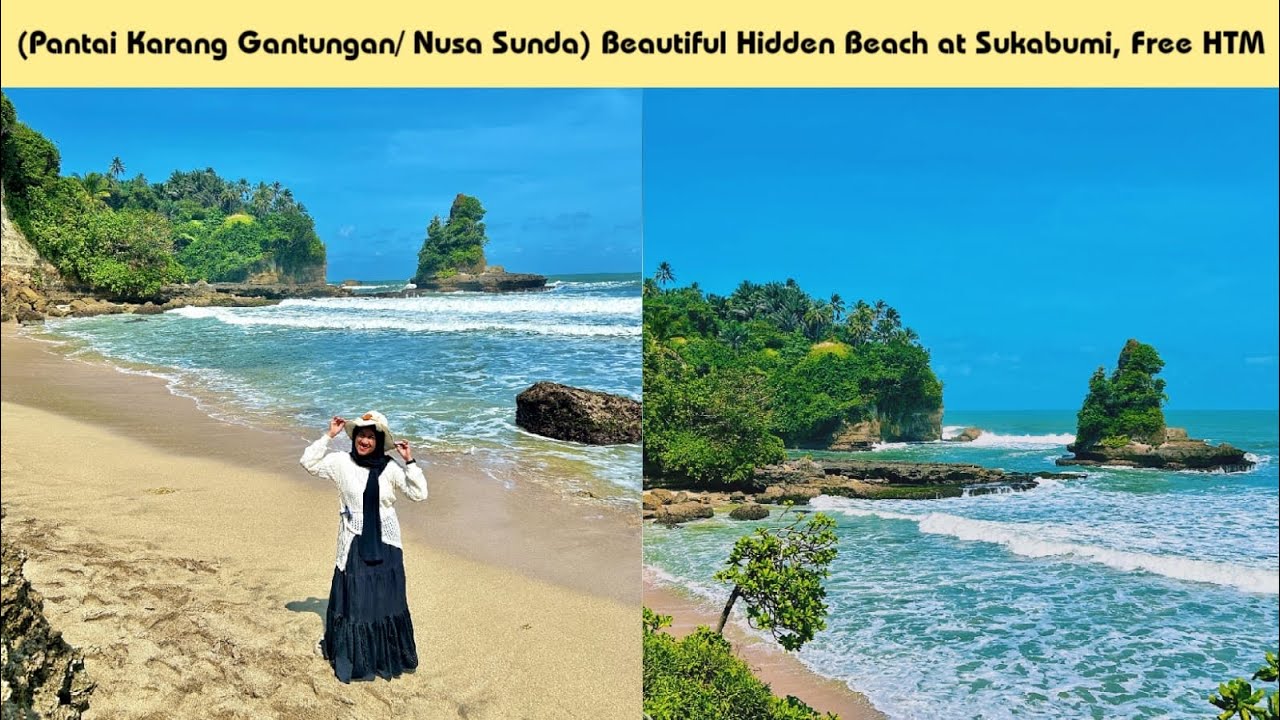 AKSES JALAN MASUK PANTAI KARANG GANTUNGAN SUKABUMI || WISATA FREE HTM