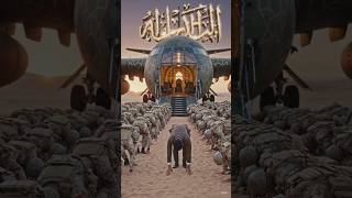 $790B Concept Plane With Flying Mosque | USA Military AI Art #Shorts