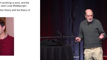 Benedict Gross “Complex Multiplication: Past, Present, Future” Lecture 3