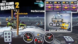 Hill Climb Racing 2 حدث القمر مع لعب بشخصية فرانكشتاين screenshot 2