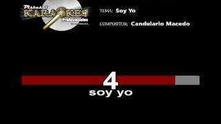 Video thumbnail of "SOY YO Los Yonics KARAOKE"