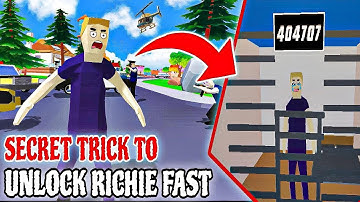 "FASTEST Way to Unlock Richie in Dude Theft Wars (No Hacks)"