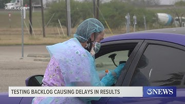 Testing backlog causing delays in results