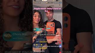 Angelo Kisses Jennys Hand On Live Creds Brooklyn.water.bagels