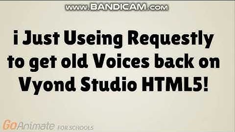 i Just Useing Requestly to get old Voices back on Vyond Studio HTML5! (GoAnimate)