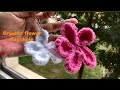 🌸 Cute Crochet Keychain Tutorial for beginners .