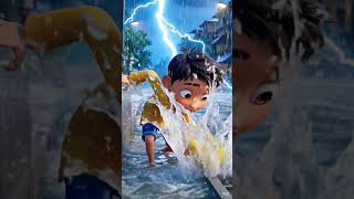 Brave Indian Boy Saves Duckling in Heavy Rain 🌧️🐥 | Emotional Rescue Story | Must Watch #shorts