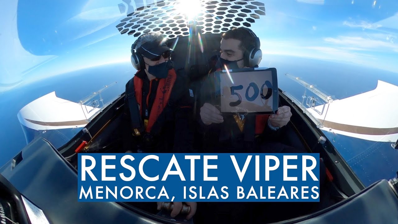 ¡Rescatamos el Viper SD4 y celebro 500 horas de vuelo sobre el mediterráneo! LESL a LEIG con Mario