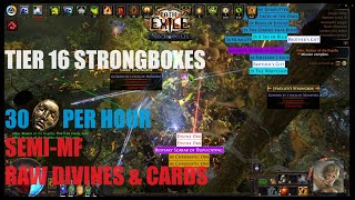 (PoE 3.24) MAKE 30+ DIV/HR AT LEAST T16 MAPS W/ STRONGBOXES  Strongbox, Card & Scarab Guide