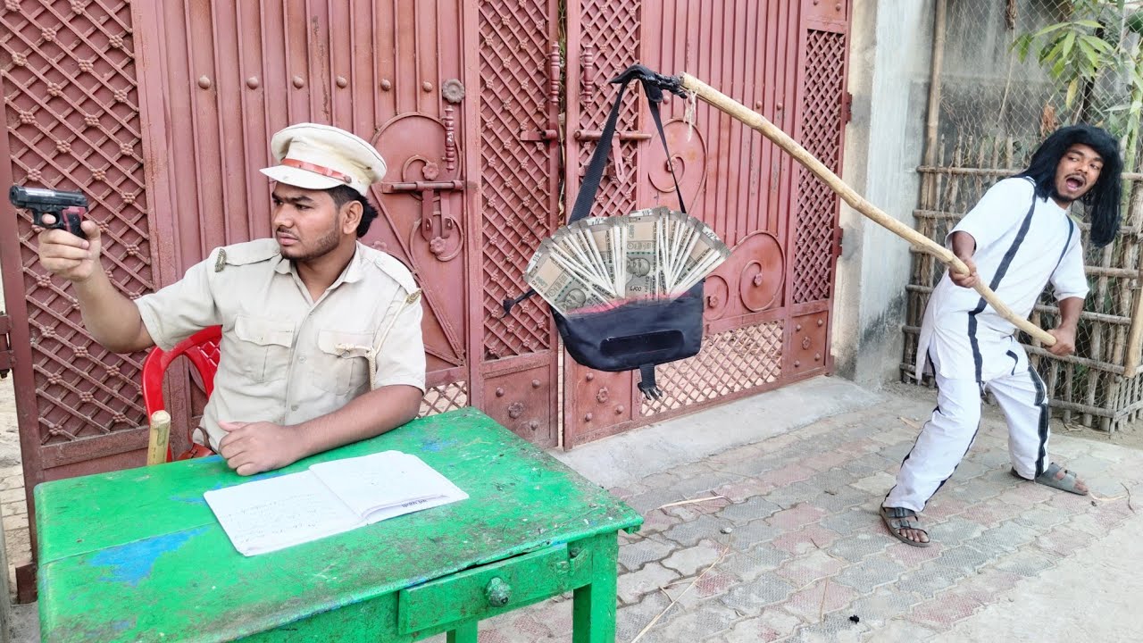 POLICE v/s ZIDDI CHOR || NONSTOP NEW FUNNY COMEDY VIDEO || apna fun joke
