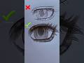 How to draw girl eyes 👀✨#shorts#art#craft#drawing#crafts#satisfying