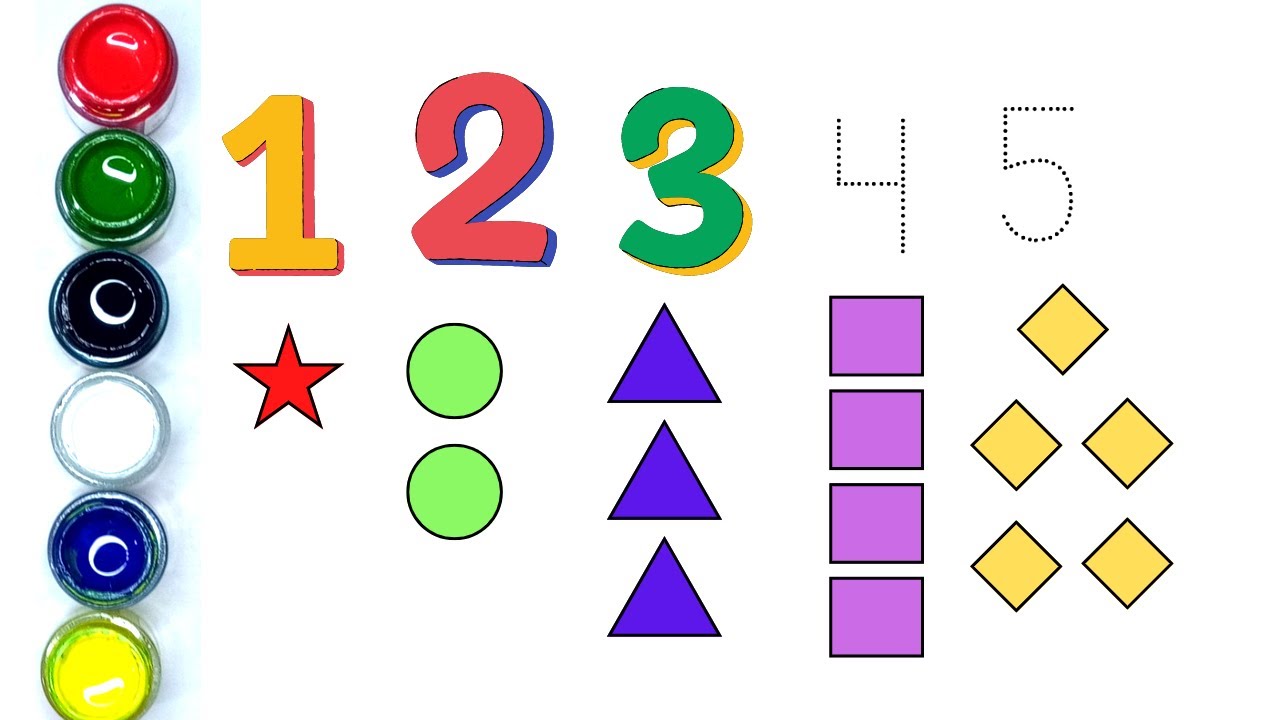 1234 l 1234 learning for kids l josh kids telugu l shapes | learn ...