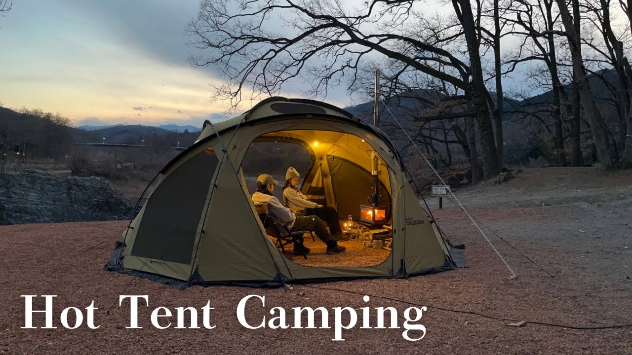 夫婦キャンプ｜初めての薪ストーブMt.SUMIミドラ｜FOREST SONS長瀞