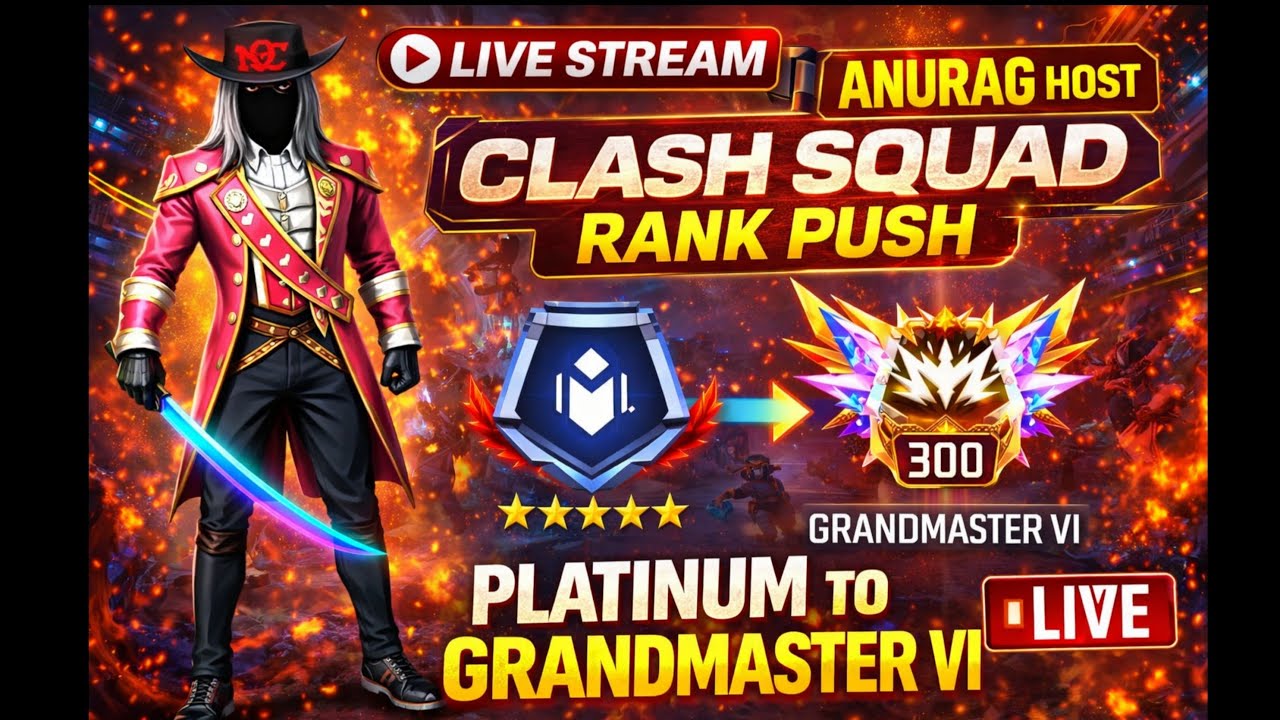 Clash Squad Rank Push 🎮 ll Platinum To Grandmaster 🏆 ll 