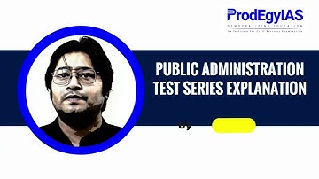 📚Public Administration Test Series for UPSC Mains📃 Part 2 By Ashutosh Pandey Sir @ProdEgyIAS