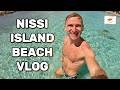 Nissi Island Beach Vlog 🇨🇾 Ayia Napa Cyprus in March
