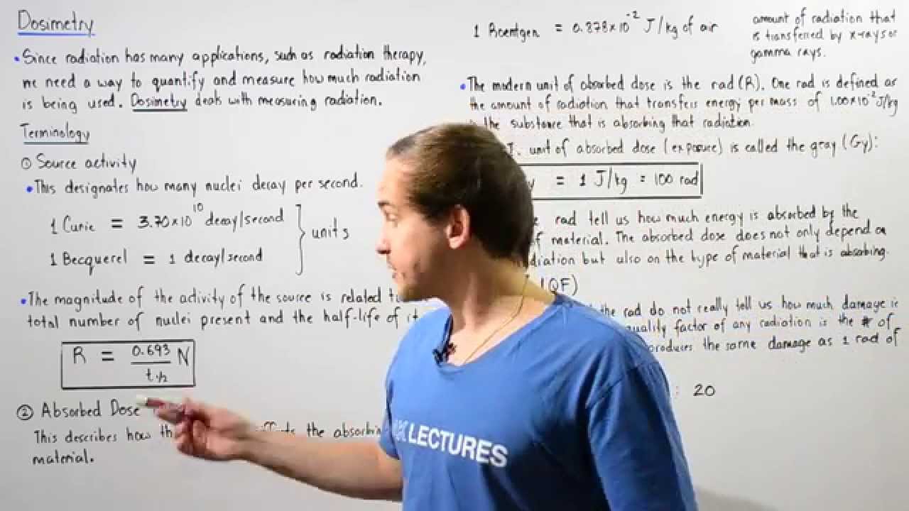 Dosimetry and Measuring Radiation