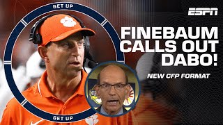 Paul Finebaum RIPS Dabo Swinney for comments on new CFP format 👀 | Get Up