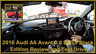 2016 Audi A6 Avant 3 0 BiTDI Black Edition | Review and Test Drive