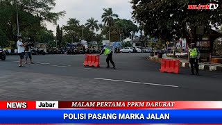 Malam Pertama PPKM Darurat Di Alun-Alun Ciamis | Buletin TV