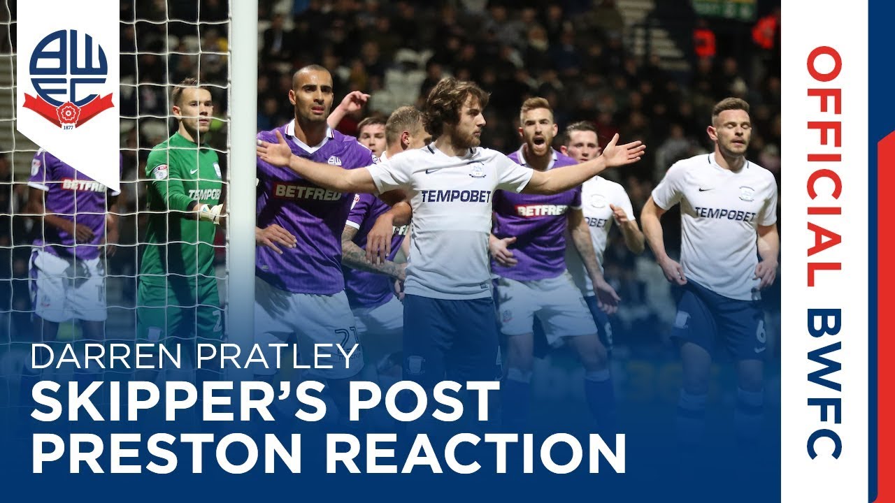 football score DARREN PRATLEY | Captain's post-Preston North End reaction