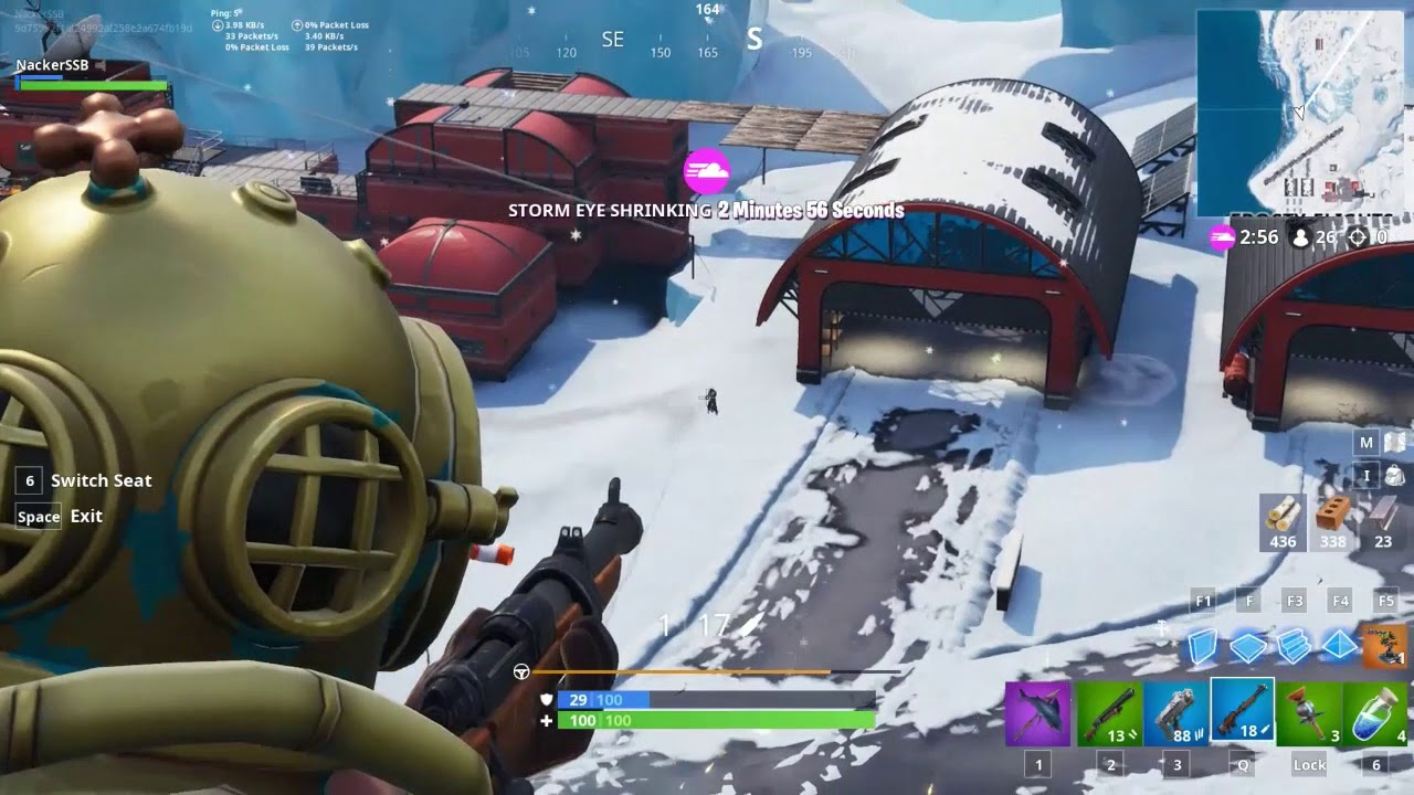 281m Plane Snipe!! *NEW* Deep Sea Destroyer skin game play.