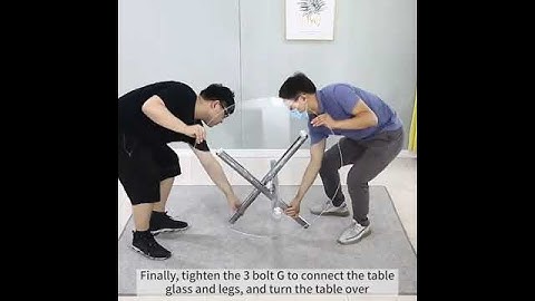 3-legs round table
