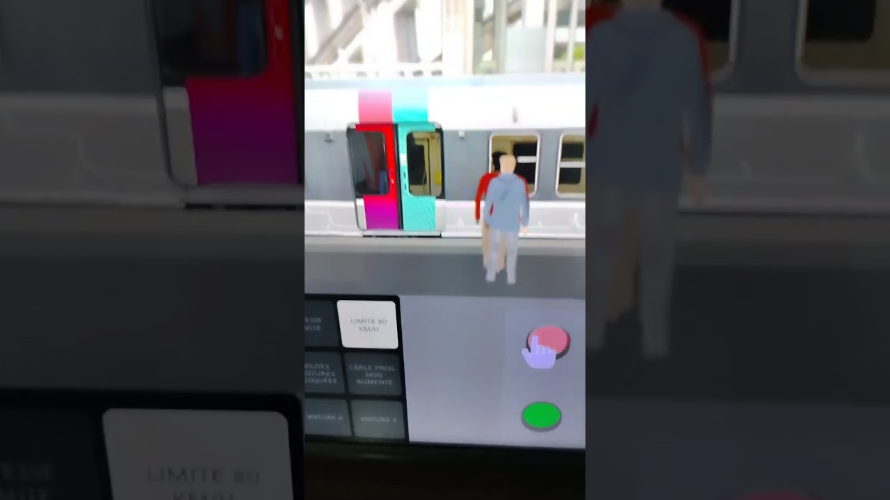 RER B MI-79 IN METRO PARIS DRIVER IN TV