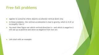 Grade 12 Physics AP: Mastering Kinematics in Minutes Free Fall Problems