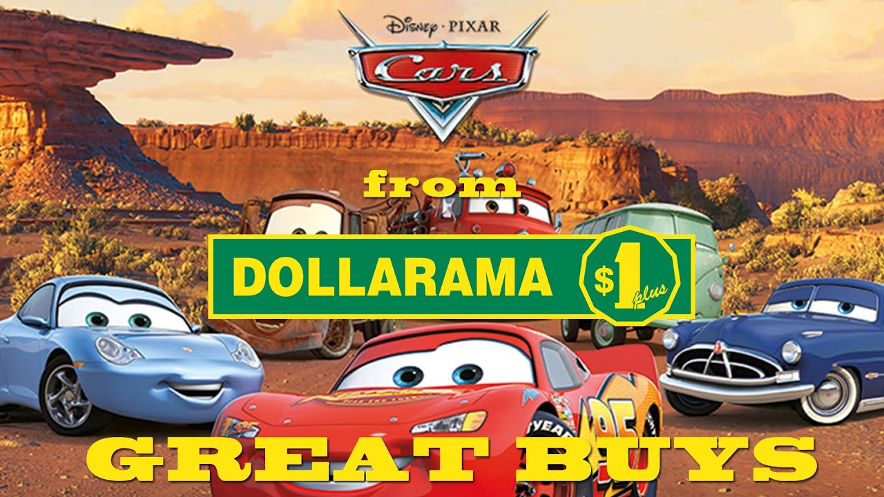 Great Buys Disney's Cars Toys from Dollarama YouTube