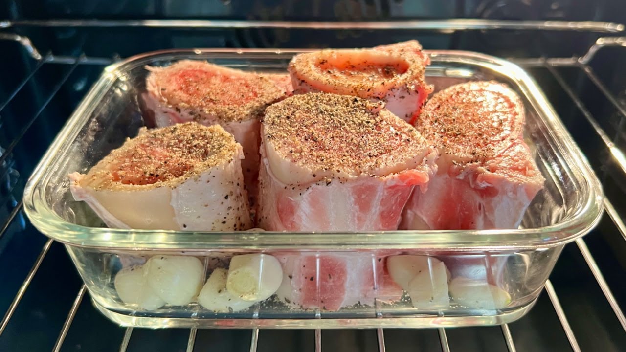 Cum gatesti extrem de simplu oasele de vita pentru maduva. O delicatesa!❤️