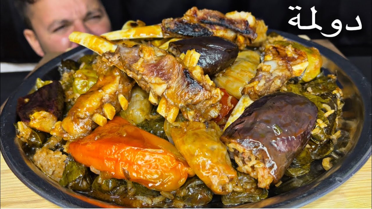 أشهر اكلات العراق دولمة العراقية الموصلية بضلوع الغنم دولمة حامضه