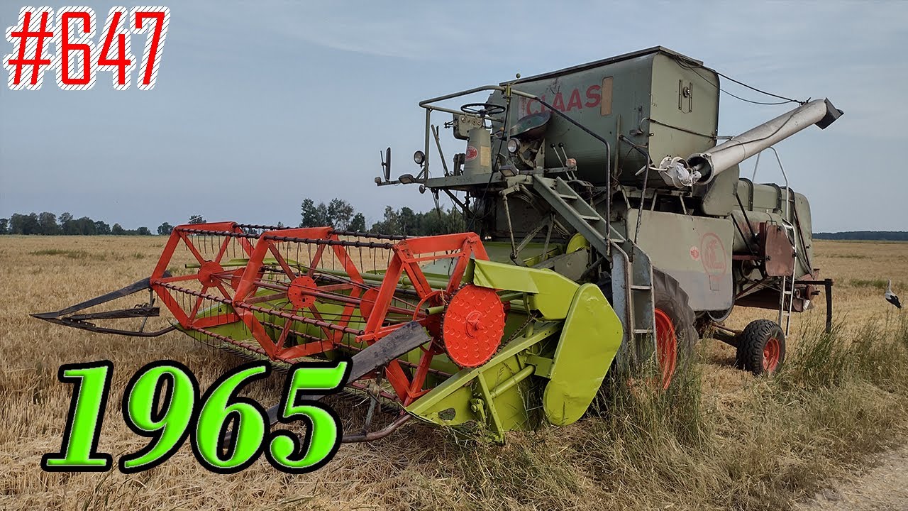 Pierwszy wjazd w jęczmień ozimy Claas Matador Gigant #647