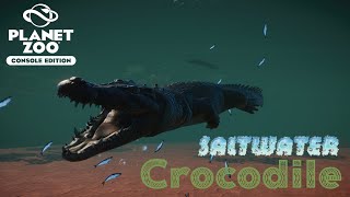 Planet Zoo: Console Edition - Saltwater Crocodile Gameplay 