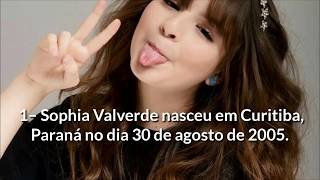 10 Curiosidades Sobre Sophia Valverde